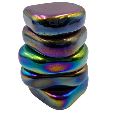 Magnetic Rainbow Hematite Tumbled Large (1 stone)