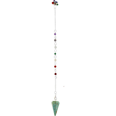 Pendulum Chakra Hexagonal Turquiose