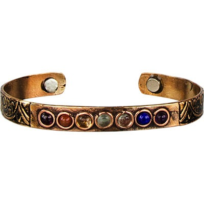 Bracelet Copper Magnetic Chakra