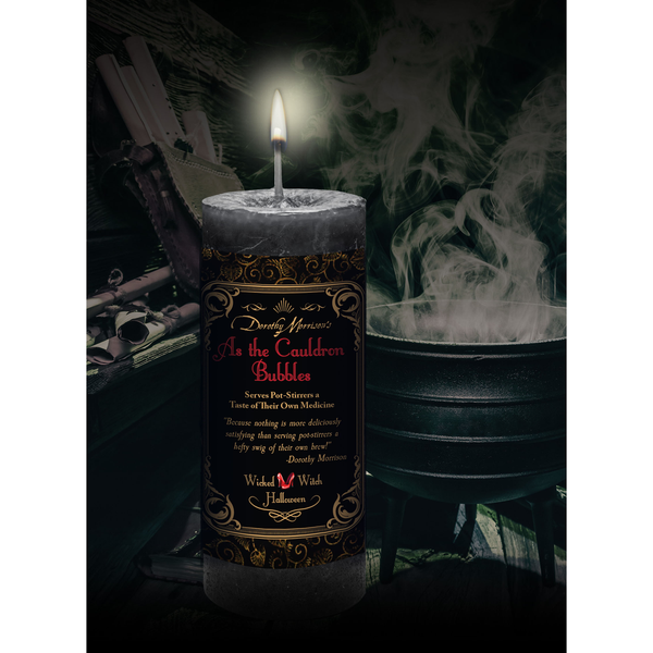 Candle As the Cauldron Bubbles