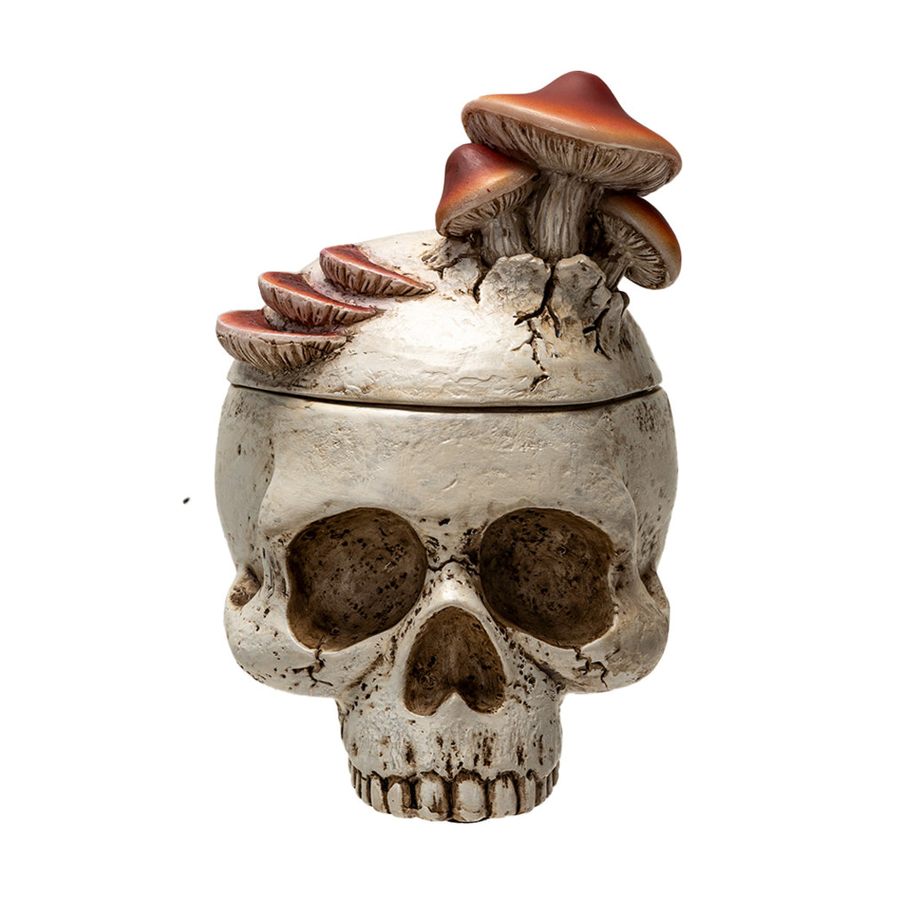 Mushroom Skull Stash Box