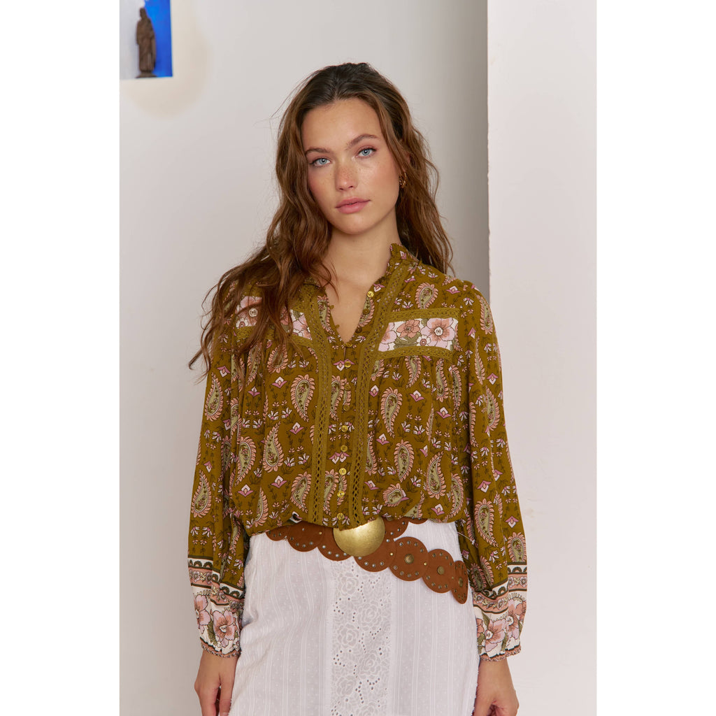 Amalie Print Bree Blouse
