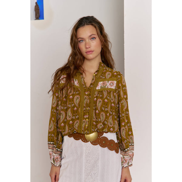 Amalie Print Bree Blouse