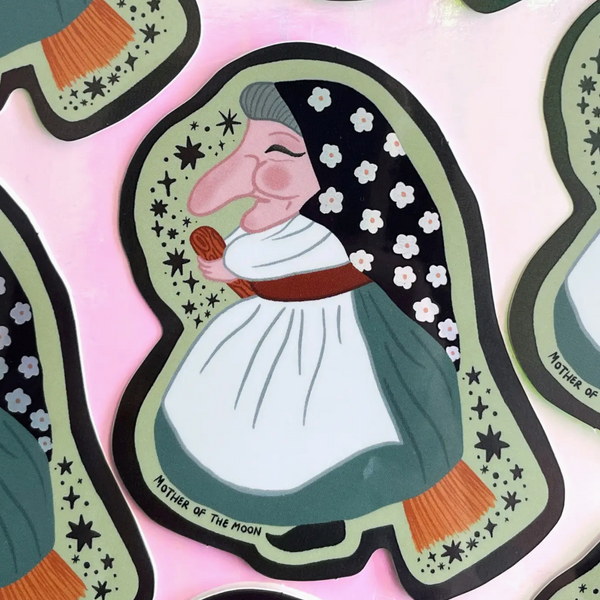Sticker Kitchen Witch
