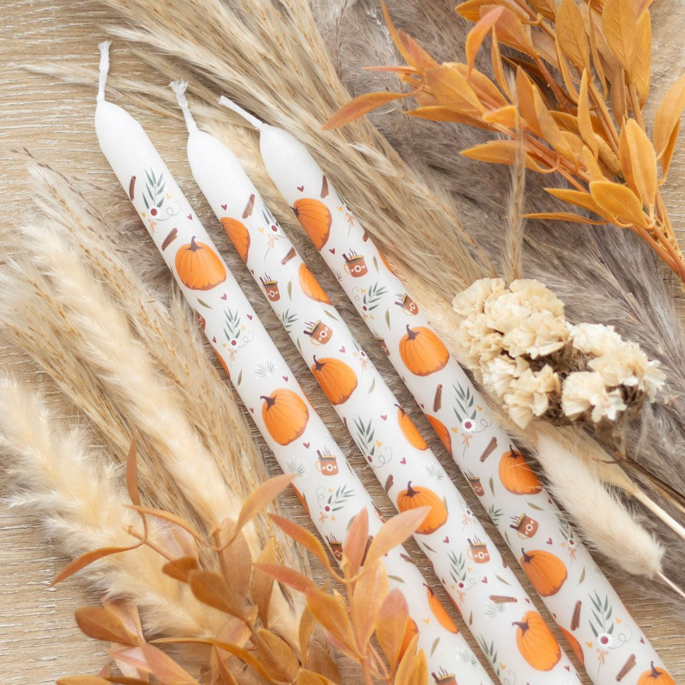 Pumpkin Kisses Candles Set of 3