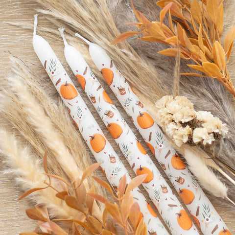 Pumpkin Kisses Candles Set of 3