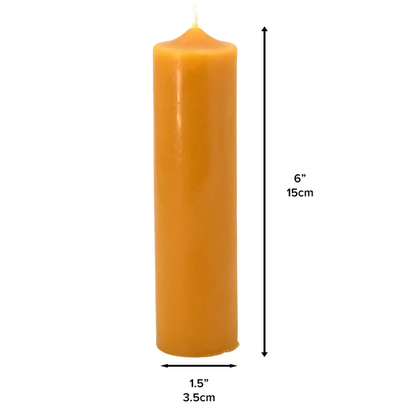 Beeswax Candle Column 6