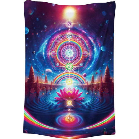 Tapestry Lotus Chakra Mandala