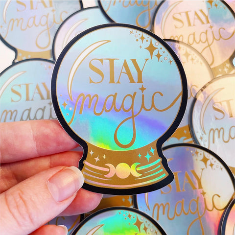 Sticker Holographic Stay Magic