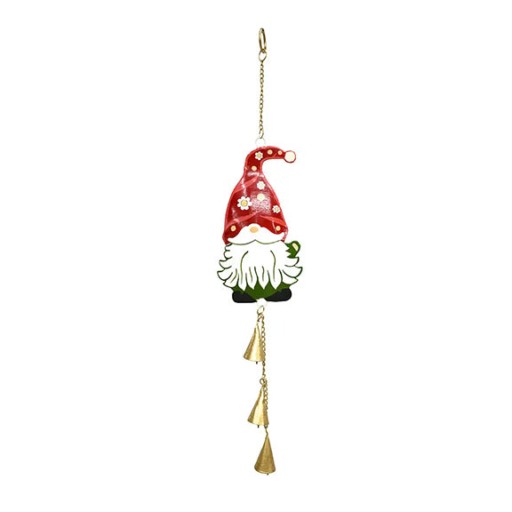 Flower gnome wind chime