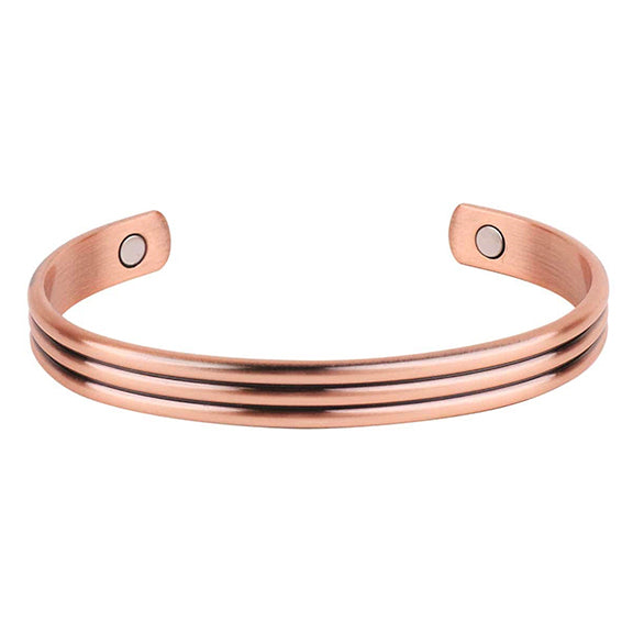 Bracelet magnetic copper lines