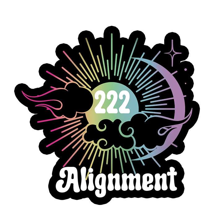 Vinyl Sticker: 222 Angel Number