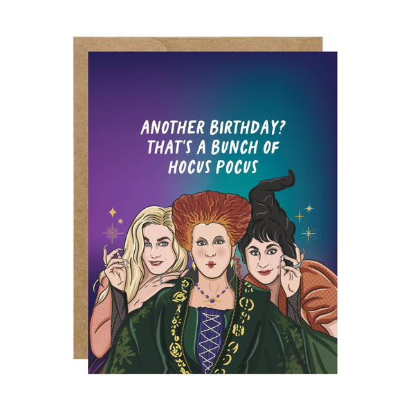 Witchy Sisters Pop Culture - Magical Sisters Birthday Card