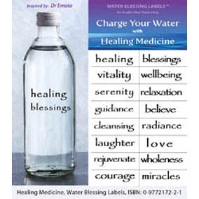 Water Blessing Stickers Healing Medicine