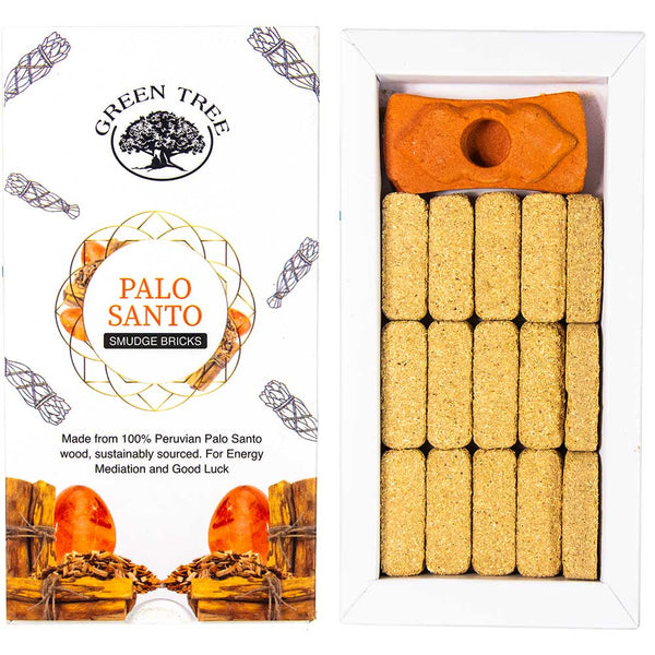 Green Tree Incense Bricks: Palo Santo 15 pack