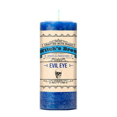 Candle Witch's Brew Evil Eye 2 x 4