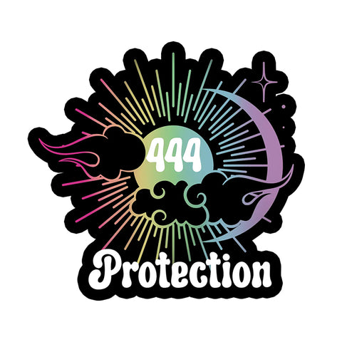 Vinyl Sticker: 444 Angel Number