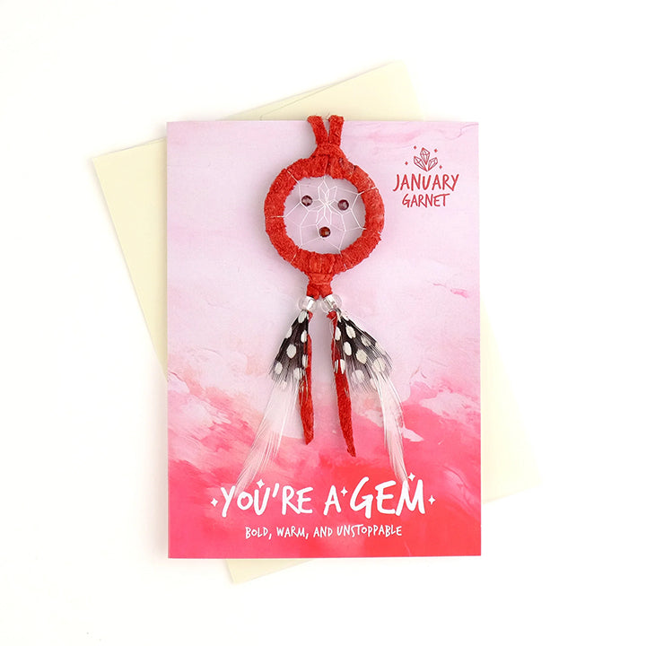 Birthstone January Greeting Card