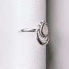 Ring Moonstone Drop Crescent Sterling Silver