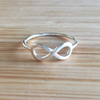 Ring infinity sterling silver