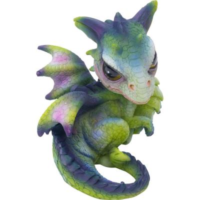 Resin Baby Dragon Figurine - Watching