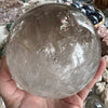 Smoky quartz ombré sphere