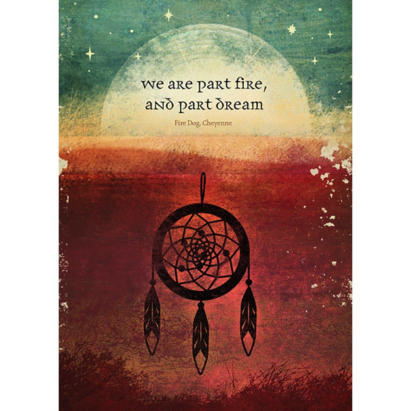 Fire and Dream Greeting Card
