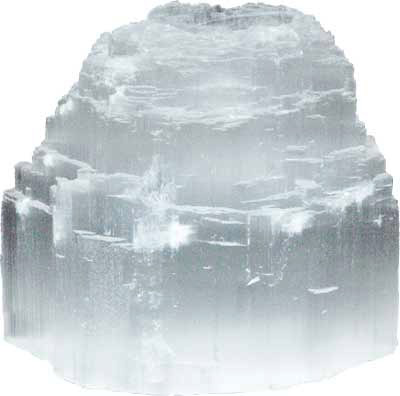 Stone Candle Holder - Selenite (mini)