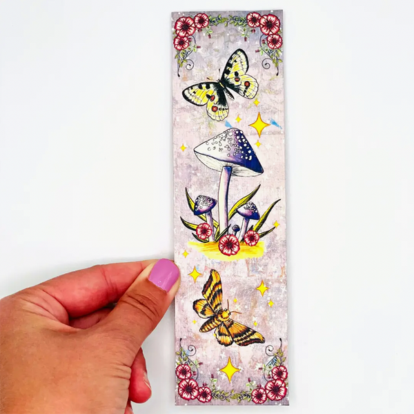 Handmade Bookmark - Mushroom