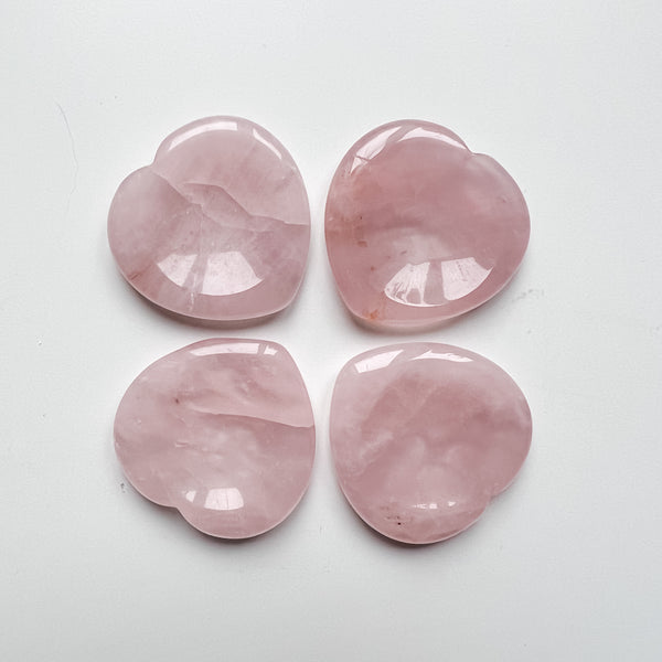 Heart Thumb Stone - Rose Quartz