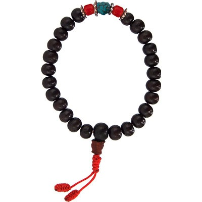 Bracelet Mala Rosewood with Turquoise