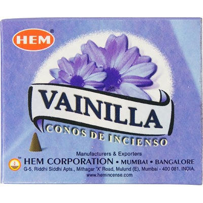 Cone Incense HEM Vanilla