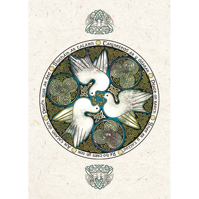 Celtic Doves Greeting Card