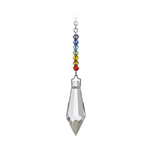 Point drop crystal chakra