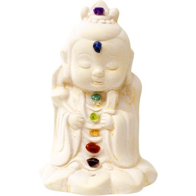 Figurine Chakra Kuan Yin 3.5”