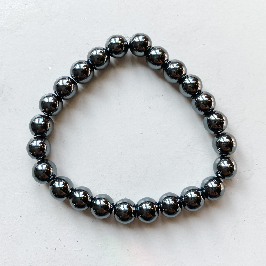 Bracelet 8mm Hematite Bead