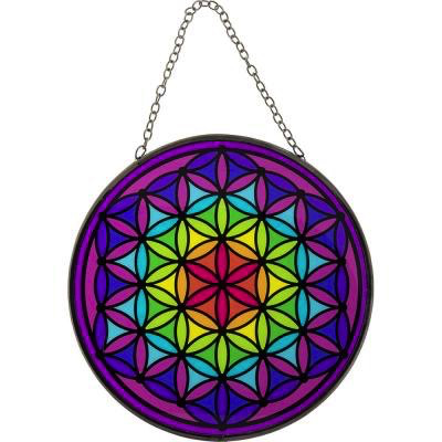 Glass Sun catcher Flower of Life