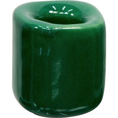 Candle holder mini ceramic green