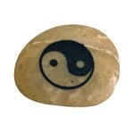 Talisman stone - yin yang