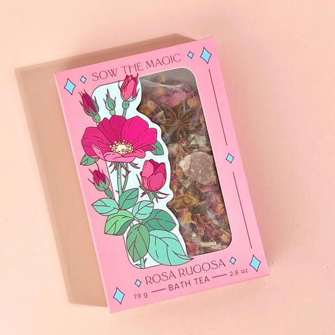 Rosa Rugosa Tarot Botanical Bath Tea