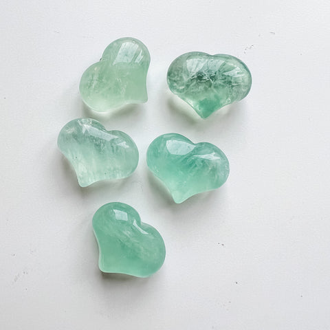 Cherub Heart - Green Fluorite