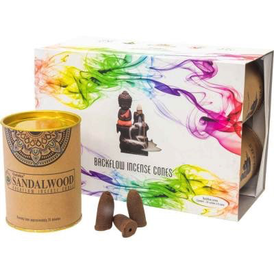 Incense backflow Goloka Sandalwood 24 cones