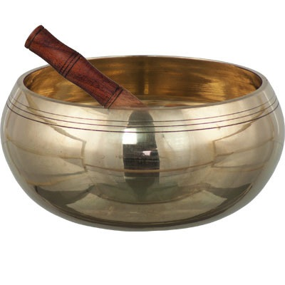 Singing Bowl Brass Plain 5”