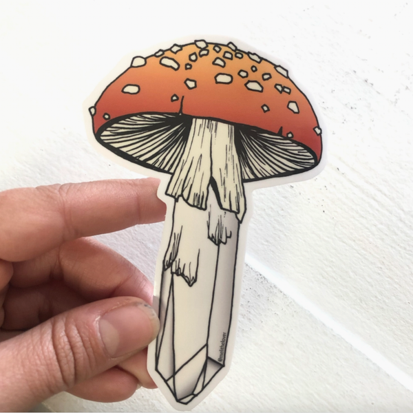 Sticker - Crystal Mushroom