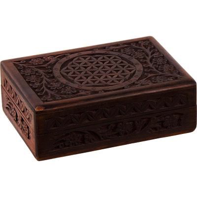 Wood Box Flower of Life