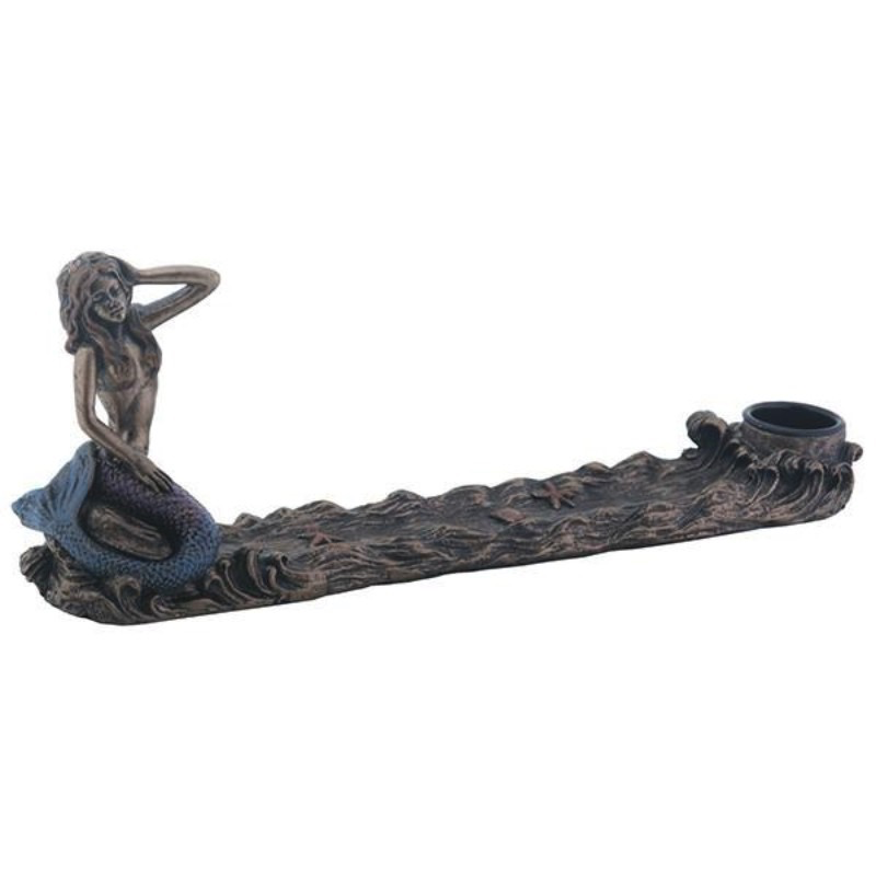 Incense Holder Bronze Mermaid