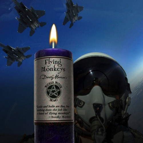 Candle Wicked Witch Mojo Flying Monkeys