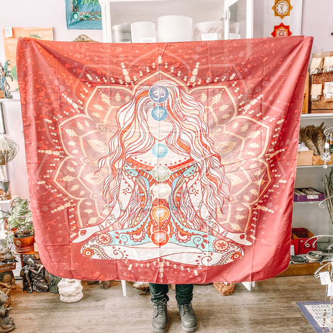 Tapestry Chakras Mandala