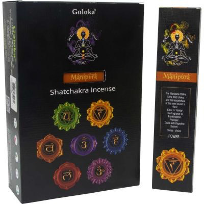 Goloka Chakra Incense - Solar Plexus 15gr