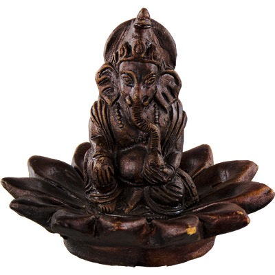 Incense Holder Ganesha on Lotus